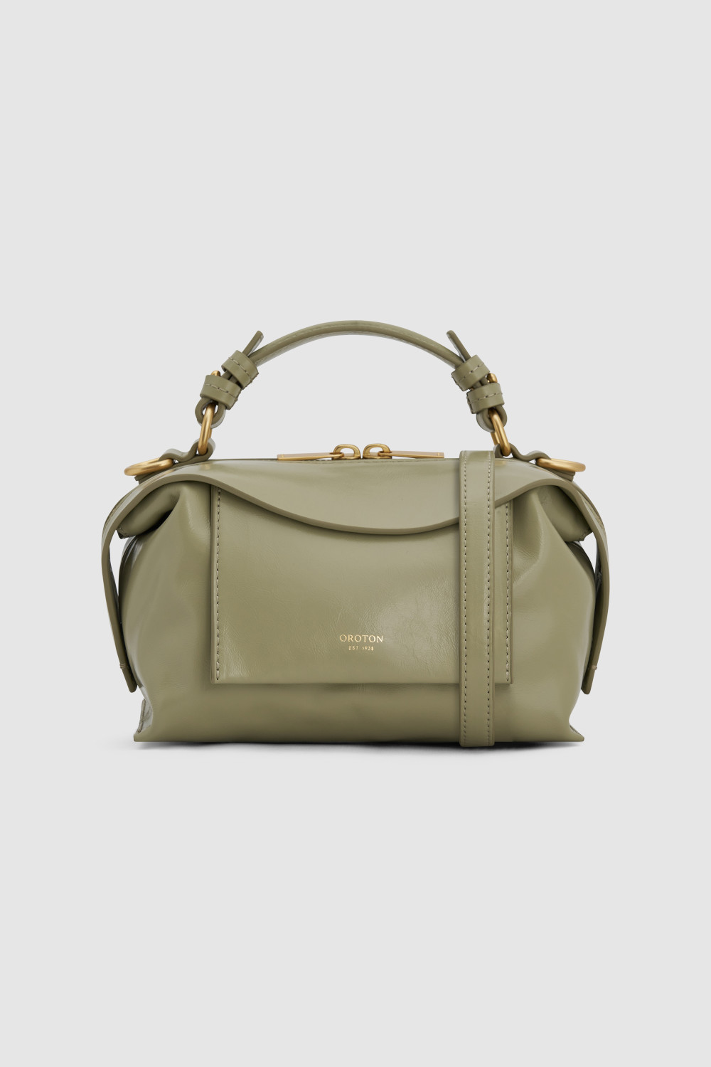 Mica Crackle Mini Bowler | Oroton