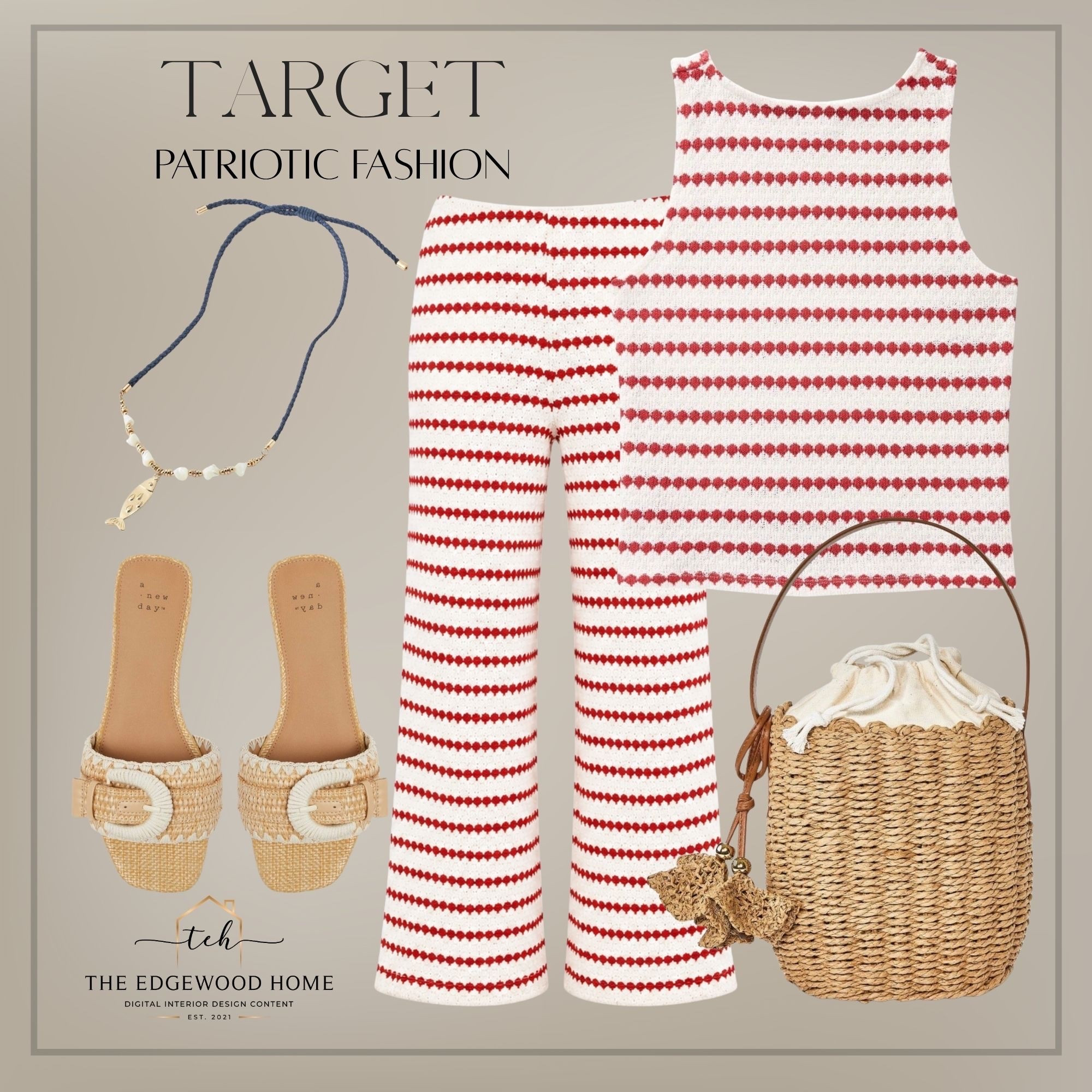 Casual patriotic affordable outfit from target

#LTKootd #LTKSeasonal #LTKOver40