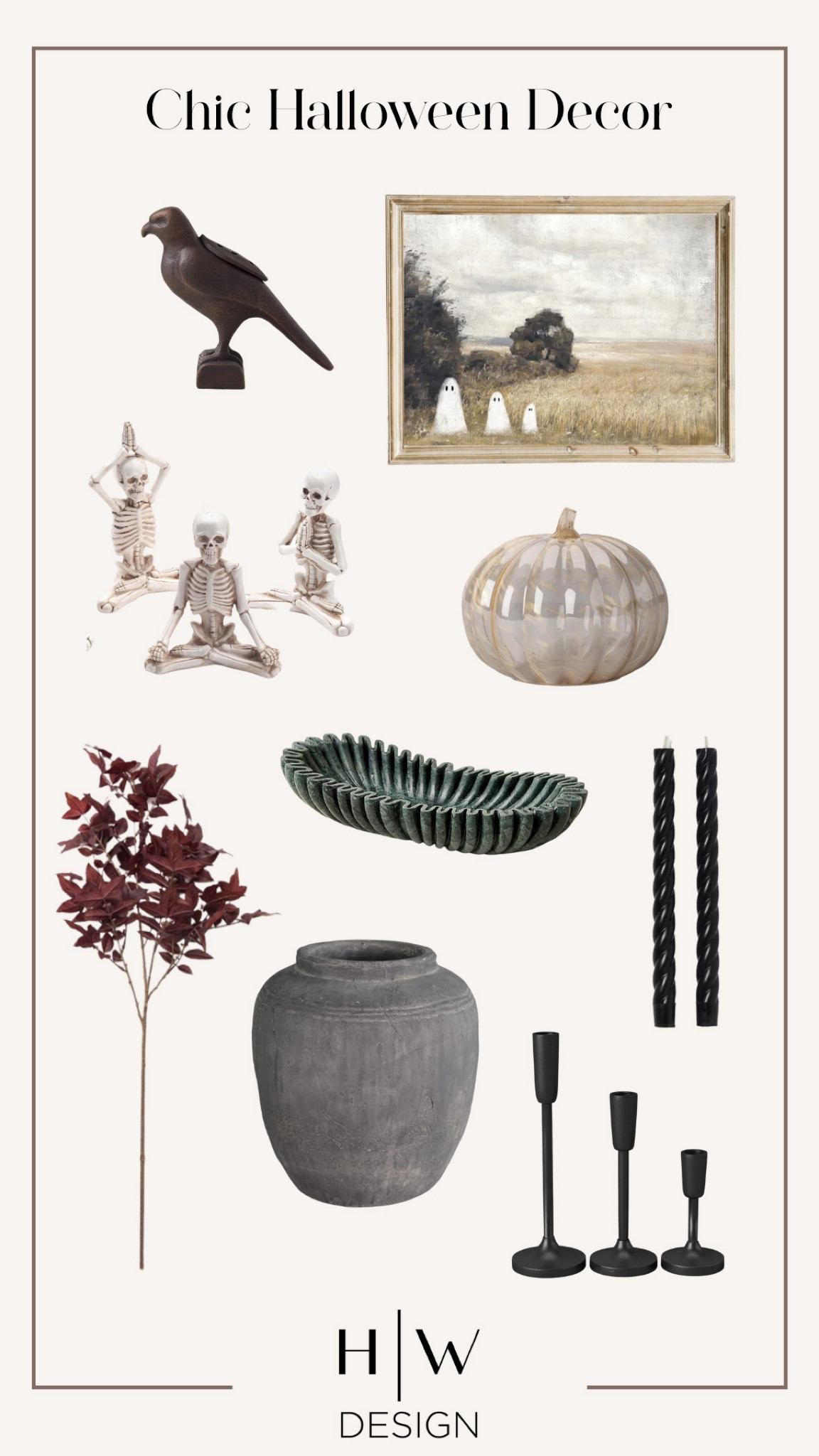 Sharing some fun chic Halloween pieces to add to your home. 

#LTKHoliday #LTKhome #LTKSeasonal