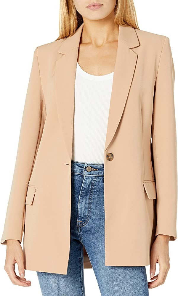 The Drop Women's Blake Long Blazer | Amazon (US)