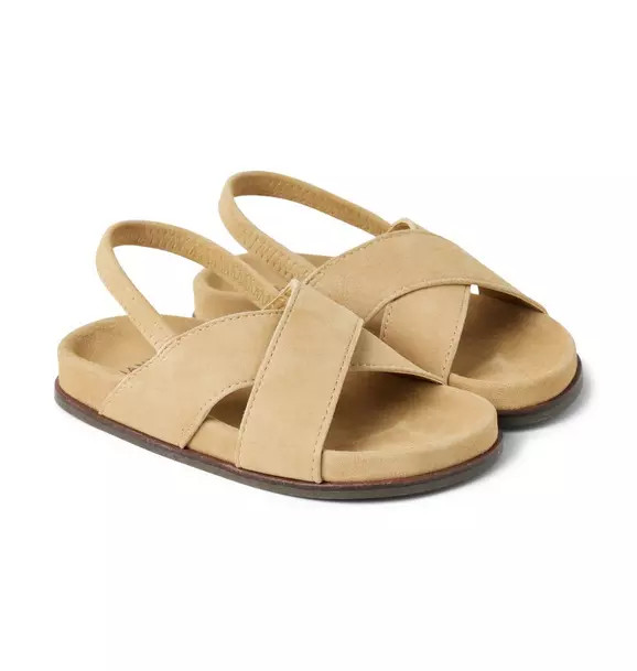 Suede Cross Strap Sandal | Janie and Jack