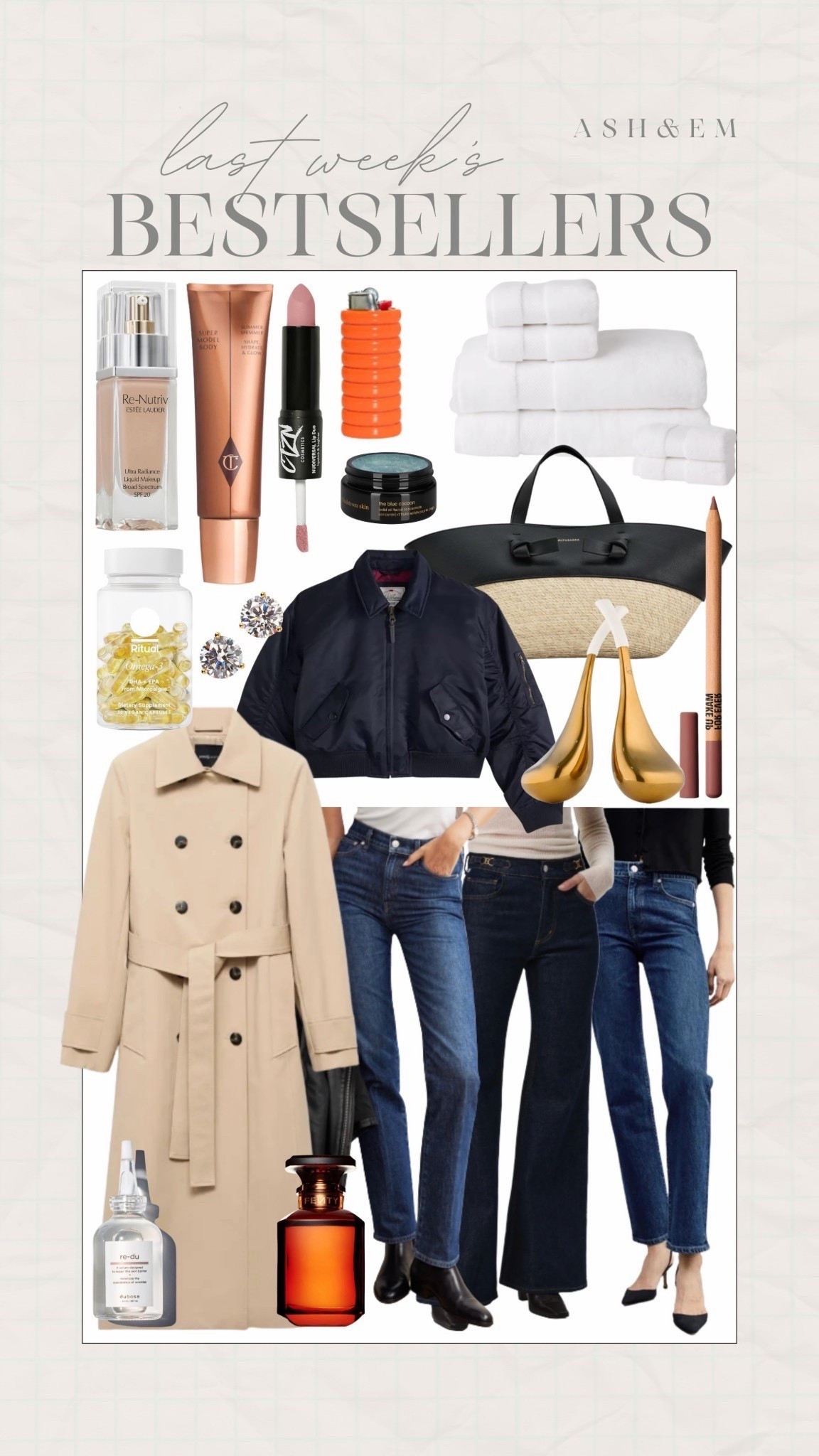 Last weeks bestsellers!

Fashion, women’s fashion, women’s beauty, beauty must haves, spring fashion 

(FB)