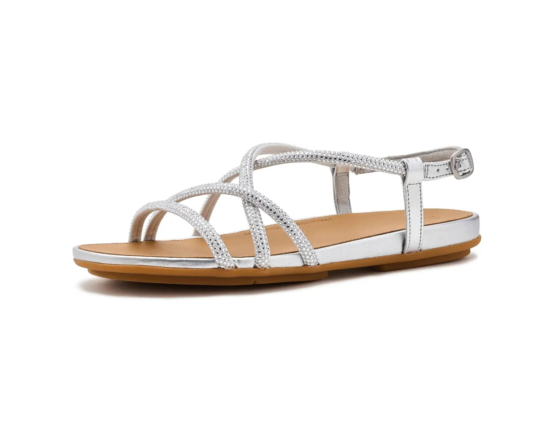 Women's FitFlop Gracie Crystal Strappy Back-Strap Sandals | Zappos.com