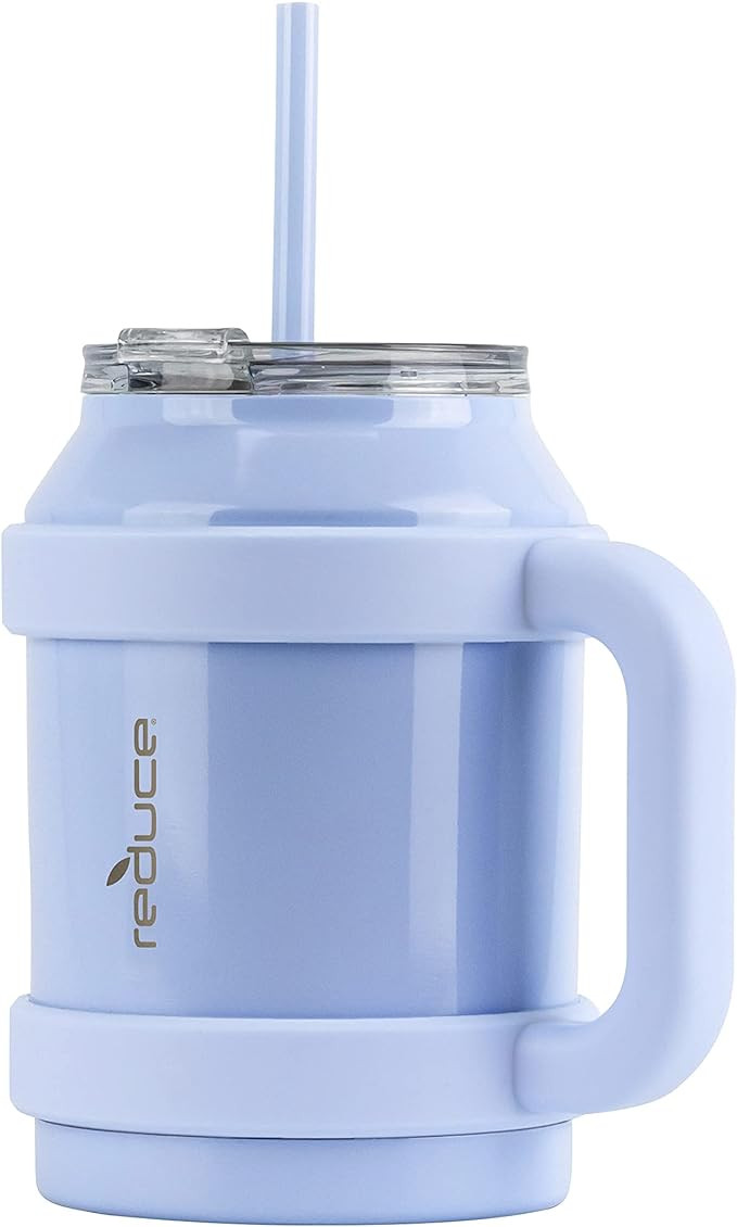 Reduce 50 oz Mug Tumbler with Handle and Straw - Stainless Steel with Sip-It-Your-Way Lid - Keeps... | Amazon (US)