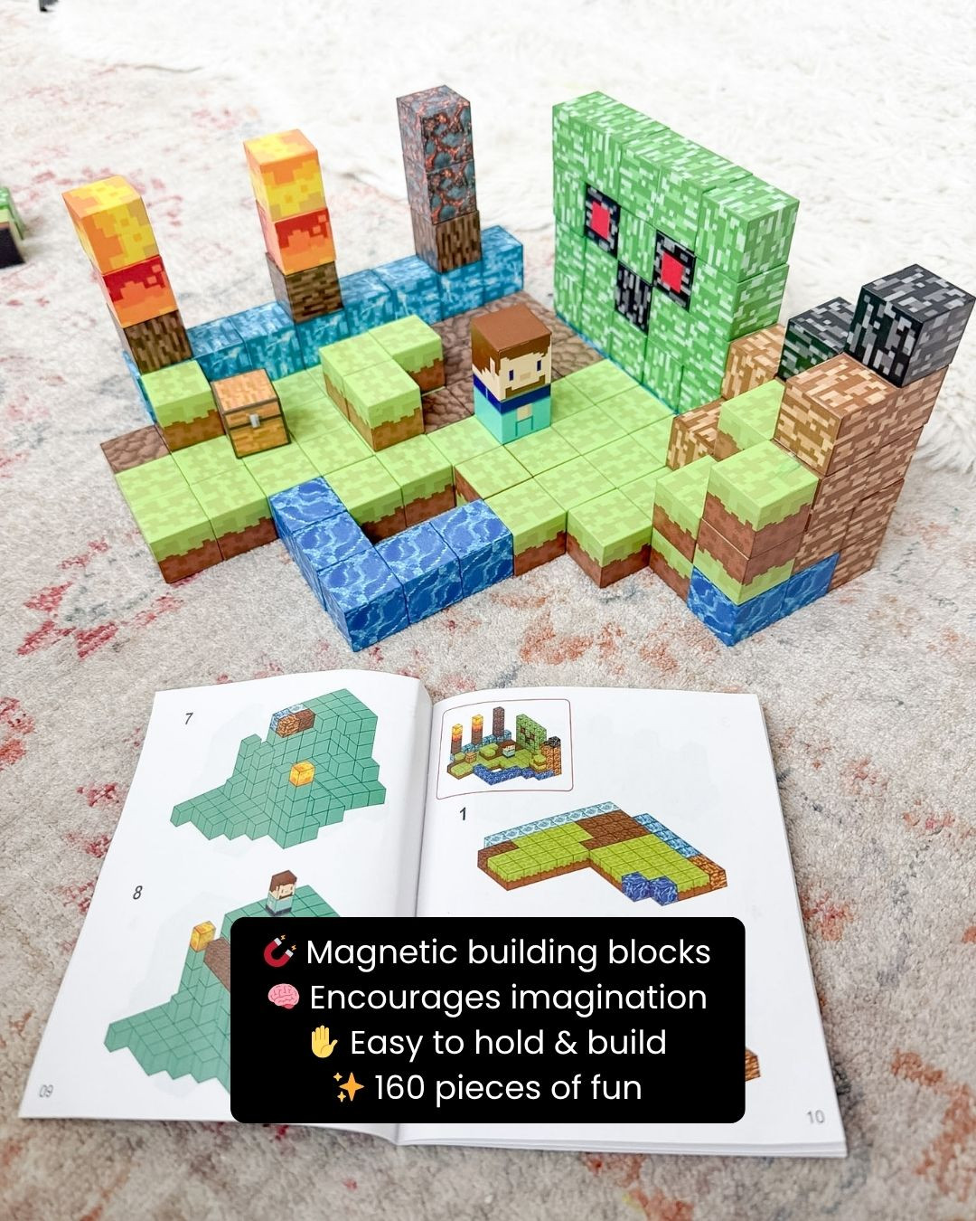 Build, create, and imagine 🧲✨ with this 3D magnetic building blocks set that makes playtime extra fun and educational! Kids can design endless shapes and structures while boosting creativity and problem-solving skills 🎨🧠. Bright, engaging, and perfect for solo or family playtime 💖👨‍👩‍👧‍👦. Trust me, this is the kind of toy they won’t want to put down 👀✨

#kidsfun #learningthroughplay #stemtoys #magneticblocks #creativeplay #kidsactivities #educationaltoys #parentingwins #funlearning #kidsessentials #playtime #imaginationplay #familyfun #kidsgifts #momlife #kidsinspo #toyinspo #brainboost #funforkids #dailyplay #homeactivities #ltkhome #kidsmusthave #giftideas #ltkfinds 

 