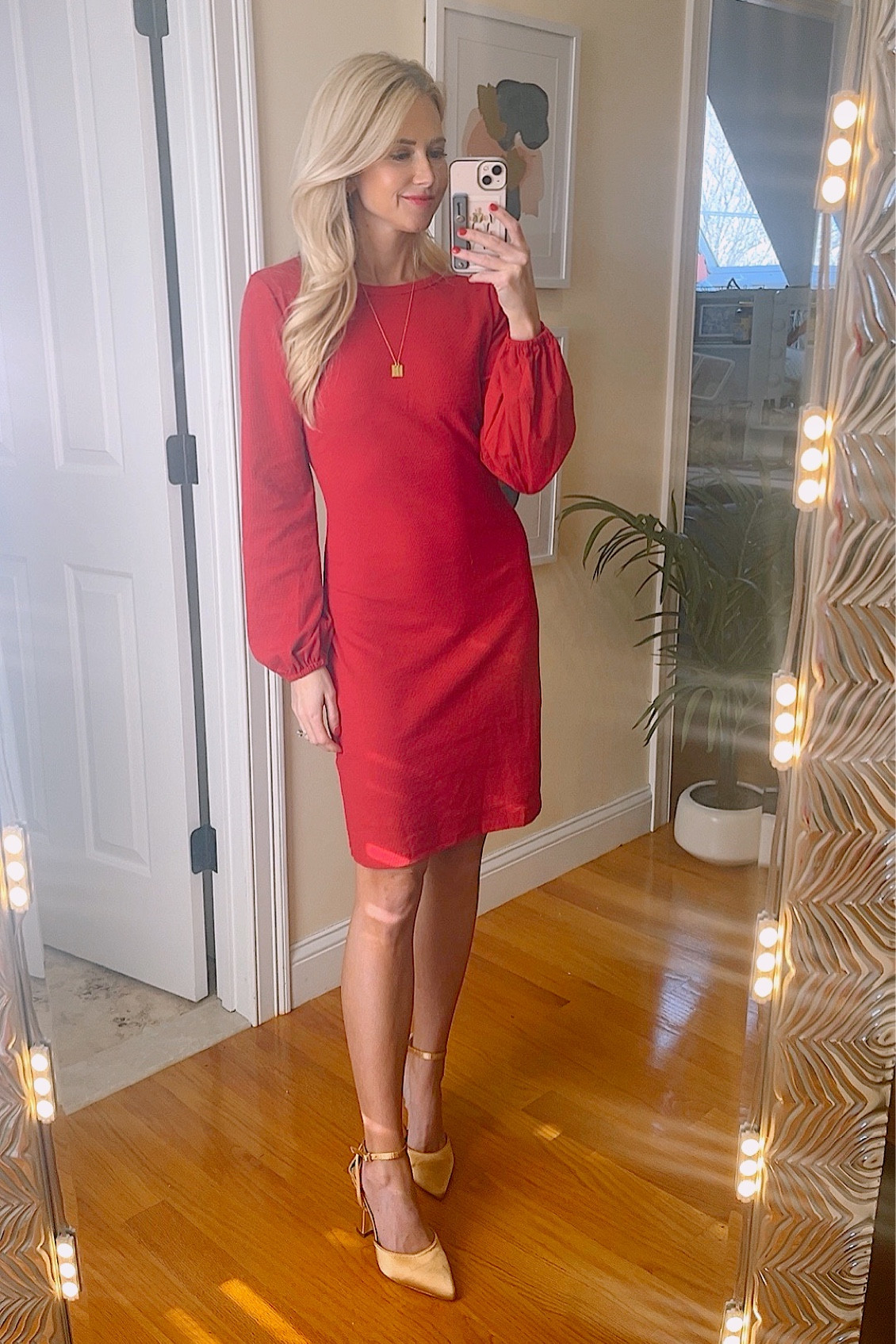 Modest Valentine’s Day dress - work appropriate + date night friendly! Runs a bit big IMO so size down if between. 

#LTKstyletip #LTKparties #LTKfindsunder50