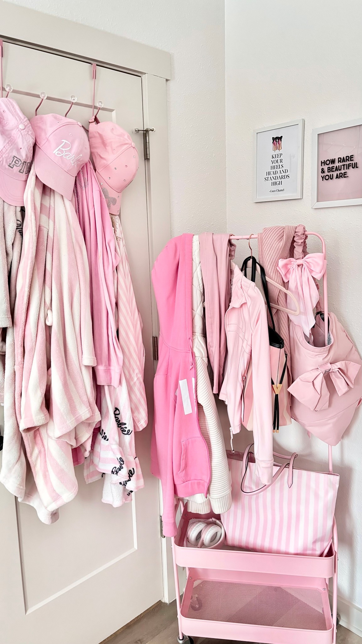 Barbie Pink clothes rack. 
Pink Barbie closet 


#LTKHome #LTKBeauty #LTKWatchNow