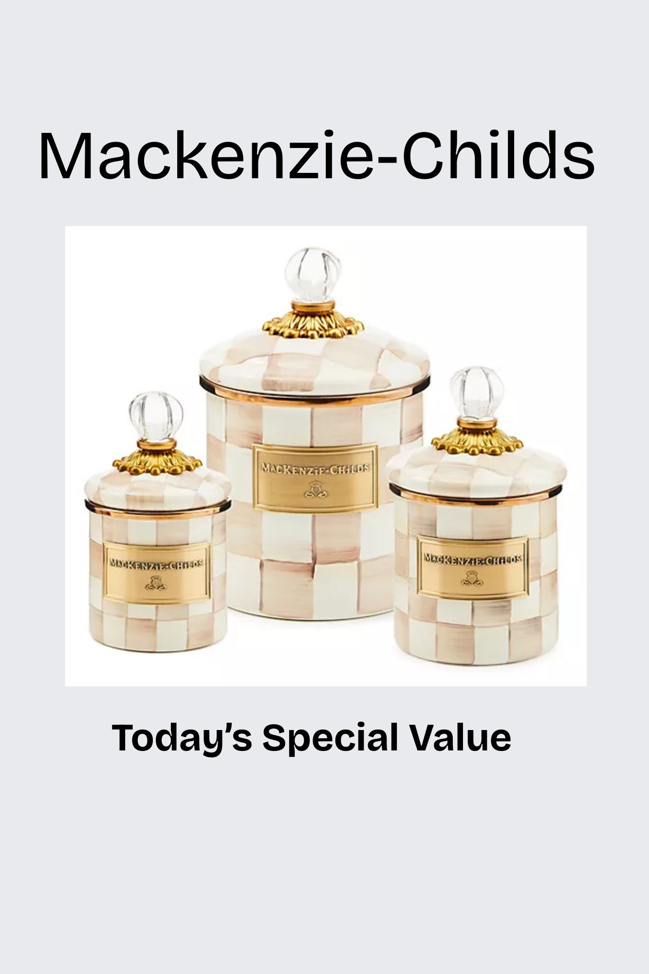 Mackenzie-Childs canister set on sale✨

#LTKSaleAlert #LTKHome #LTKGiftGuide