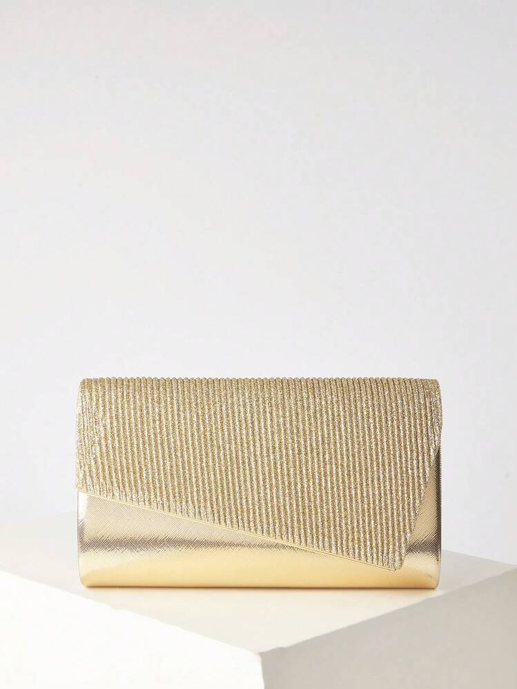Embrague De Mujer Grande, Lujoso, Glamoroso, Elegante Y Exquisito De Purpurina Con Cadena Extraíble Para Fiesta, Baile De Graduación, Boda, Para Mujeres, Estudiantes Universitarias, Profesionistas Y Trabajadoras De Cuello Blanco | SHEIN
