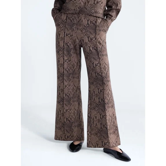 Scoop Women’s and Women’s Plus New Scubaknit Seamed Sweatpants, Regular and Short Lengths, Si... | Walmart (US)