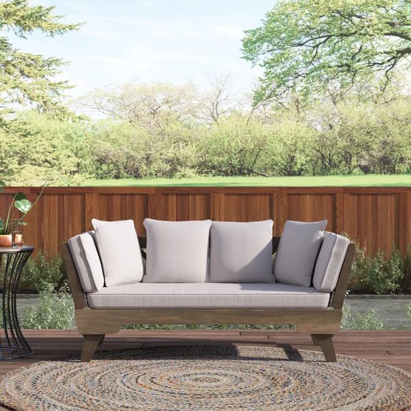 Roni Outdoor Patio Daybed with Cushions | Wayfair North America