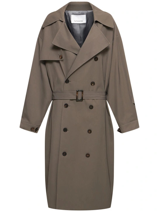 Mavis oversize long trench coat | Luisaviaroma