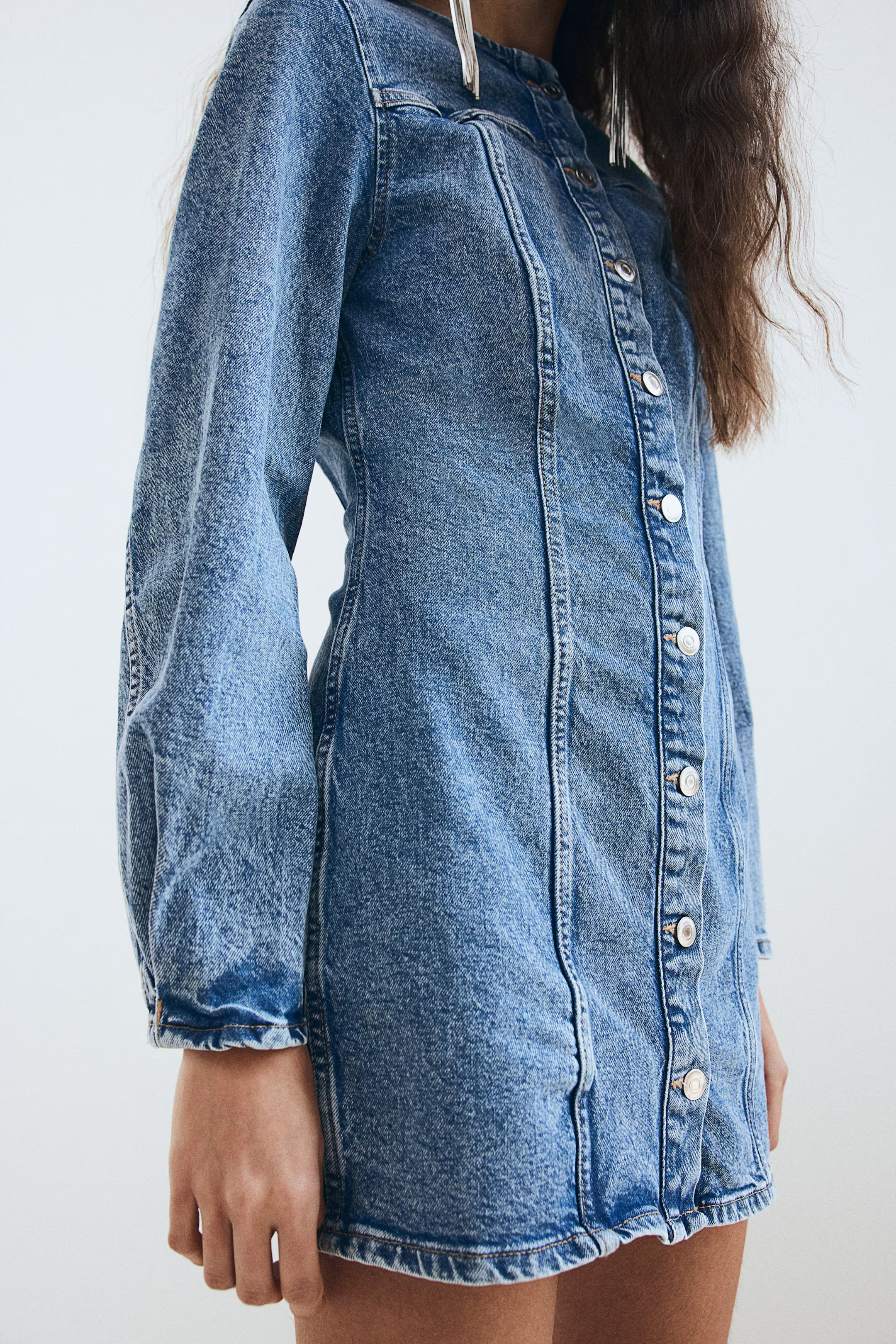 Denim Dress - Light denim blue - Ladies | H&M US | H&M (US + CA)