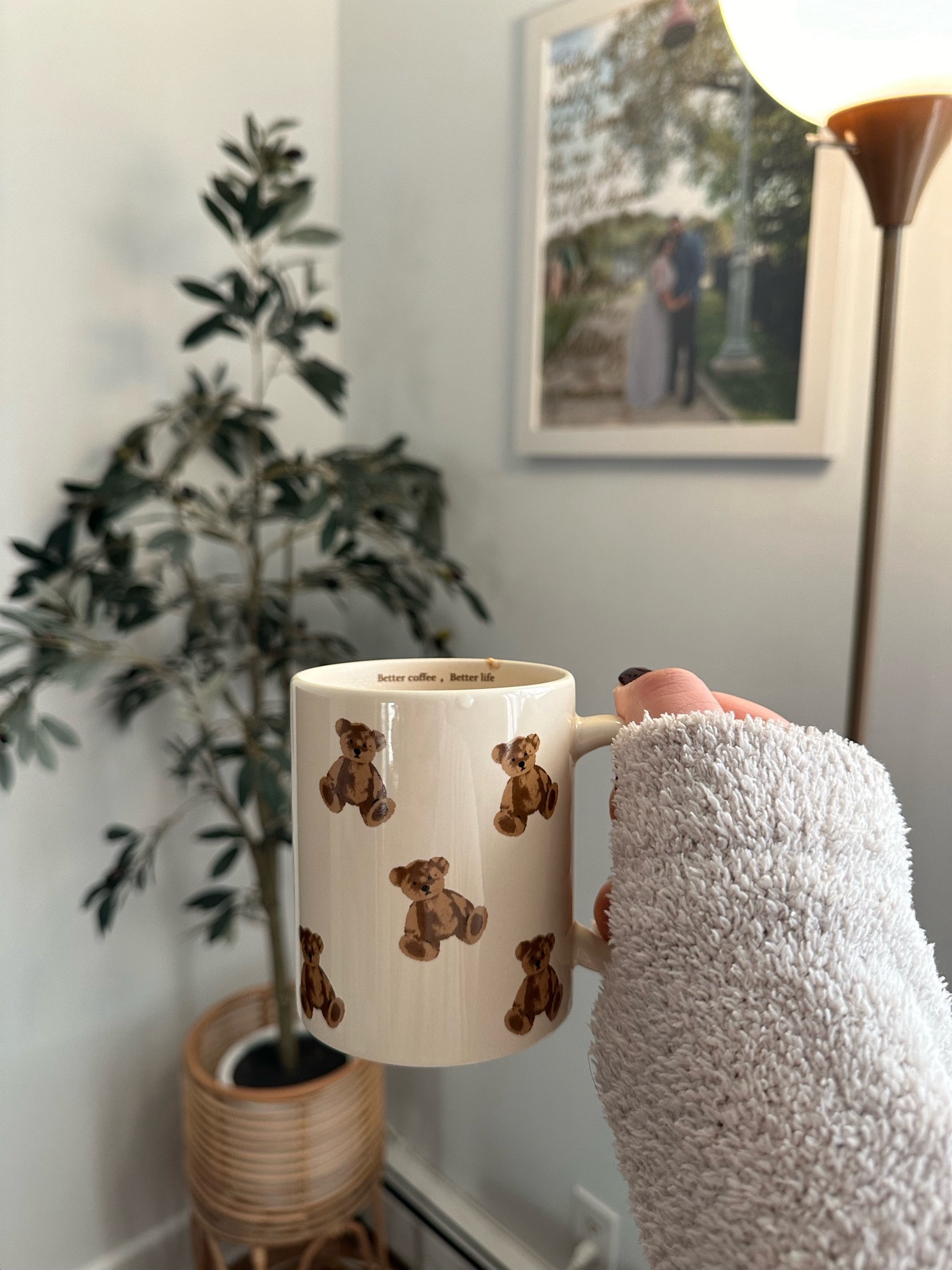 The cutest little mug 🥹🤍🧸