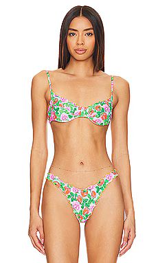 Strawberry Fields Wavy Luxe Bikini Top
                    
                    Luli Fama | Revolve Clothing (Global)