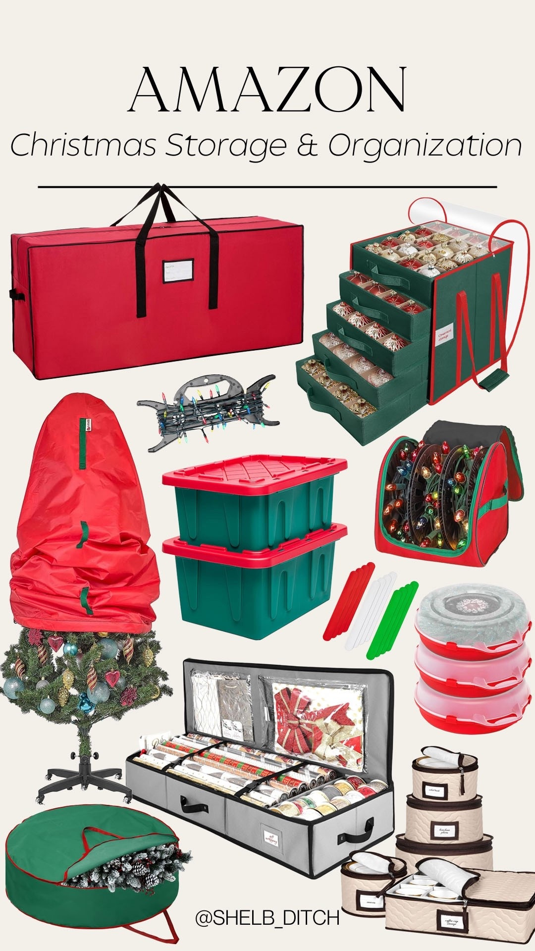 Amazon finds. Amazon home. Amazon Christmas storage. Amazon holiday home storage solutions. Amazon Christmas organization essentials  

#LTKSeasonal #LTKHoliday #LTKHome