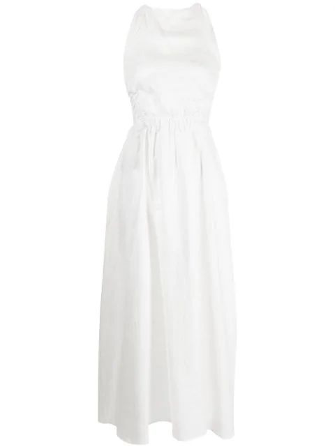 Alena linen maxi dress | Farfetch (US)