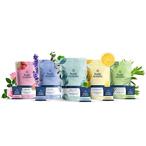 Body Restore Shower Steamers Aromatherapy (15 Packs x 5) - Gifts for Mom, Gifts for Women & Men, Shower Bath Bombs, Eucalyptus, Citrus, Lavender, Rose, Tea Tree, Essential Oils, Stress Relief | Amazon (US)