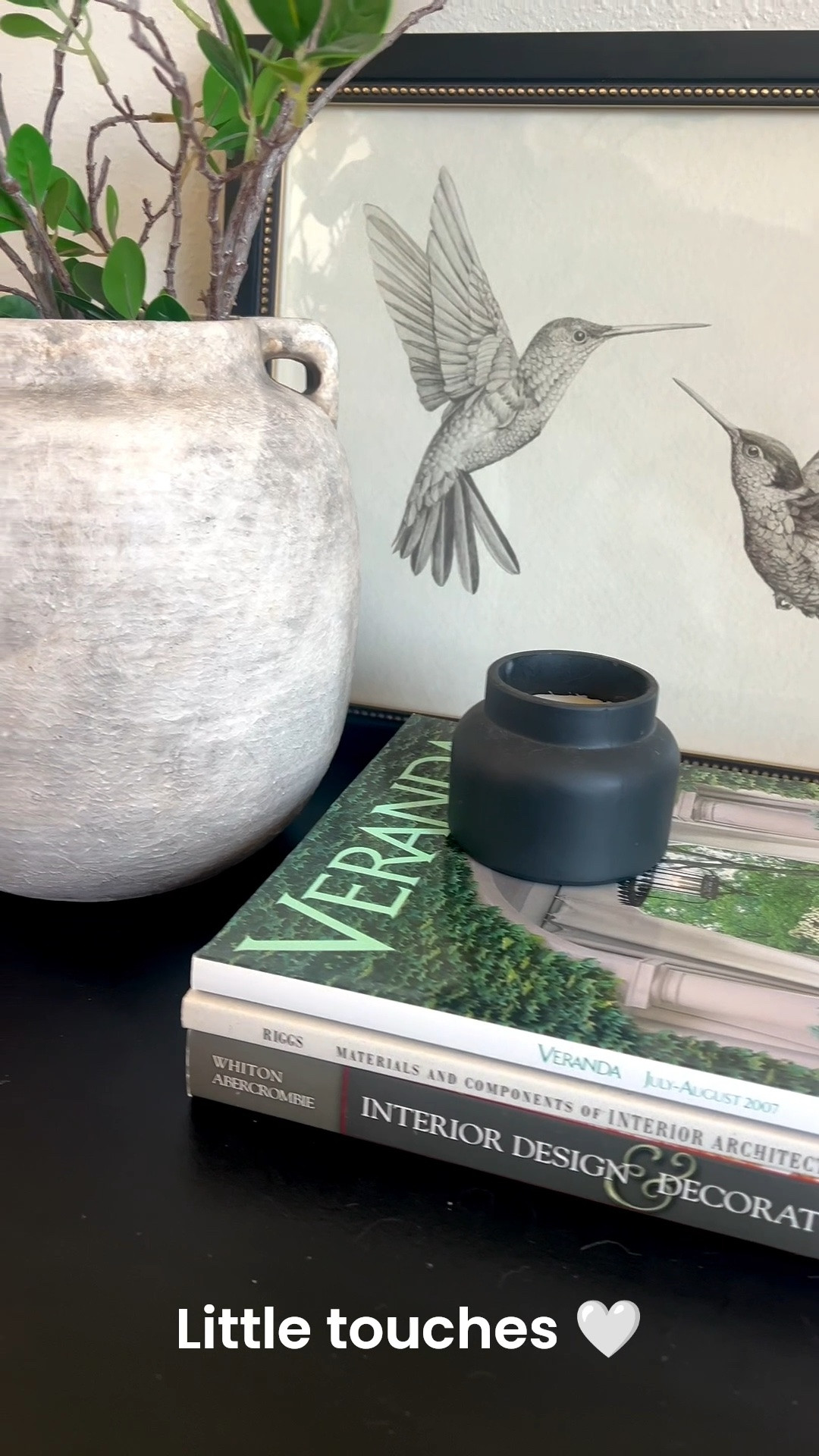 A few pretty layers for a calm, collected corner.

#LTKHome #LTKSeasonal #LTKmomlife