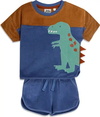 T-Rex Appliqué T-Shirt & Shorts Set | Nordstrom
