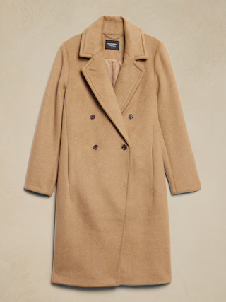 Wool-Blend Timeless Topcoat | Banana Republic Factory