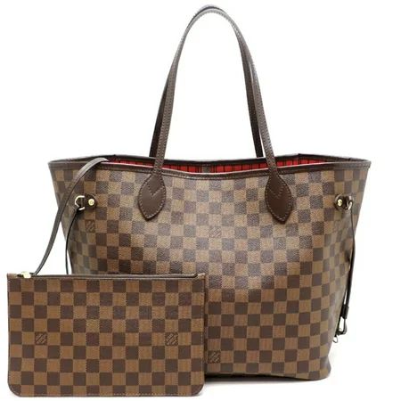 Used Louis Vuitton Neverfull MM Women s Tote Bag N41358 Damier Ebene | Walmart (US)