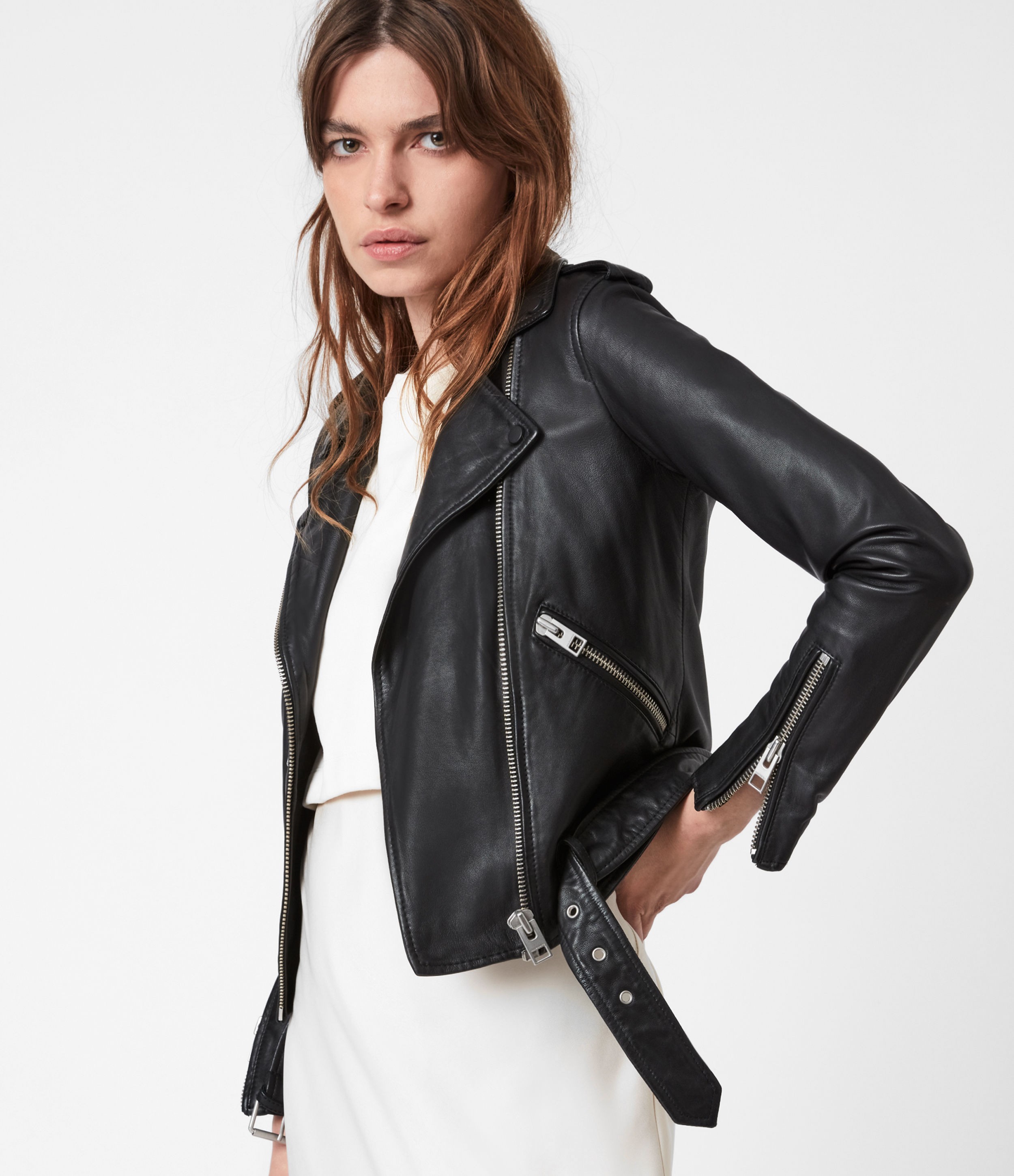 Balfern Leather Biker Jacket | AllSaints (UK)