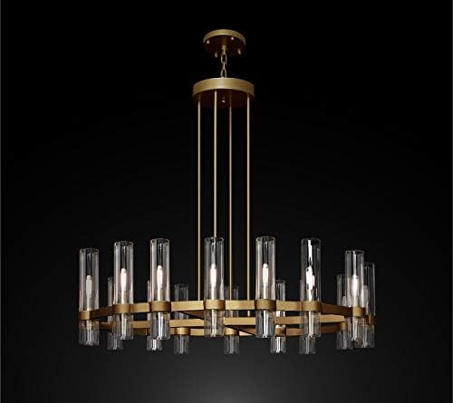 Varella Round Chandelier 48” Vintage Barn Metal Chandelier Chandeliers Industrial Loft Rustic L... | Amazon (US)