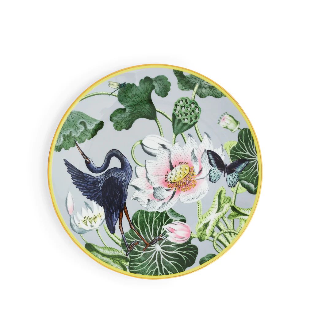 Wonderlust Waterlily Plate Coupe 7.8" | Over The Moon