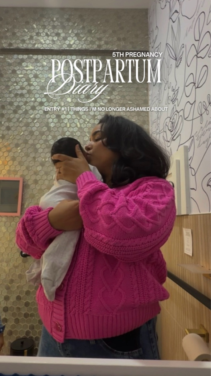 Ain’t no shame in my #motherhood game, who’s with me?! 

#momlife #postpartum #4thtrimester #pregnancydiary