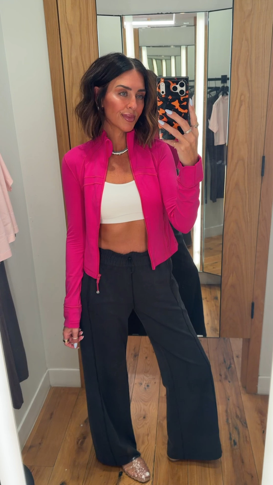 New Lululemon colors 🩷🧡
Define jacket - size 6
Pants - size 6
Bra - size s/m
Tank - size s

#LTKSeasonal #LTKActive #LTKTravel