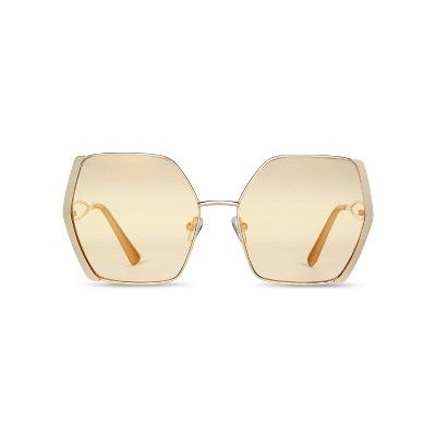 Oversized Metal Frame Sunglasses - Tabitha Brown for Target Gold | Target
