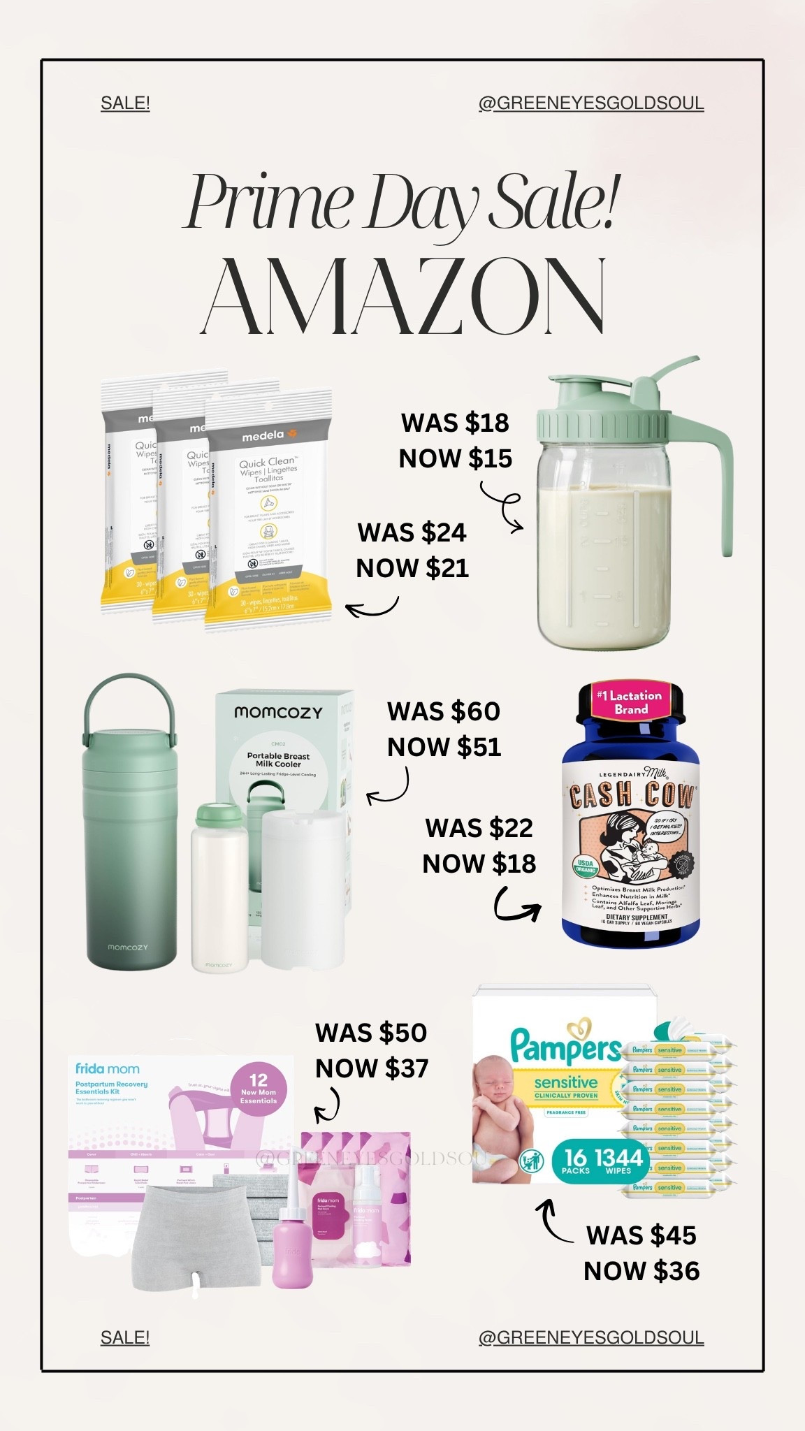 🤍 Prime Day Savings on Postpartum & Breastfeeding Favorites!

Stock up on pumping essentials, milk storage accessories, breastfeeding supplements, postpartum recovery products, baby wipes, and other everyday essentials while they’re discounted.

postpartum recovery, breastfeeding essentials, pumping supplies, milk storage, baby wipes sale, Momcozy milk cooler, nursing mom products, postpartum must haves

#AmazonPrimeDay #PrimeDayDeals #BabyDeals #BabyRegistry #NewbornEssentials #PostpartumEssentials #BreastfeedingMom #FirstTimeMom #AmazonFinds #LTKSaleAlert