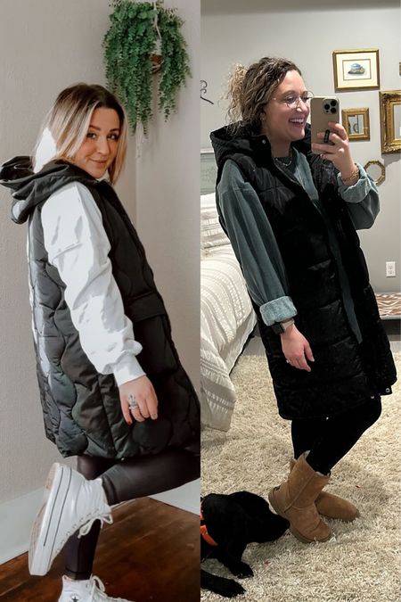 Size 1XL in the puffer vest