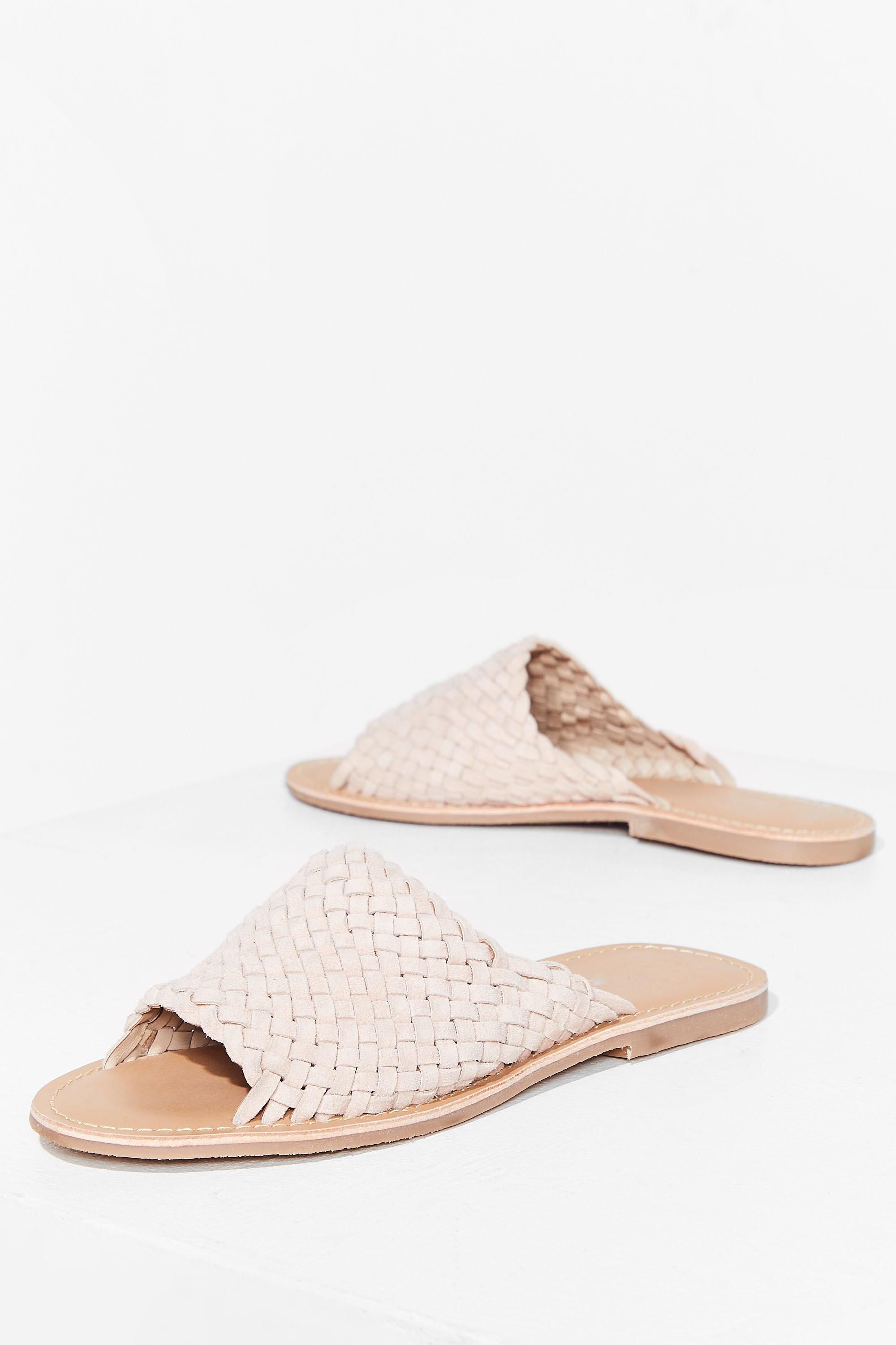 You'll Never Walk Alone Suede Flat Sandals | NastyGal (US & CA)