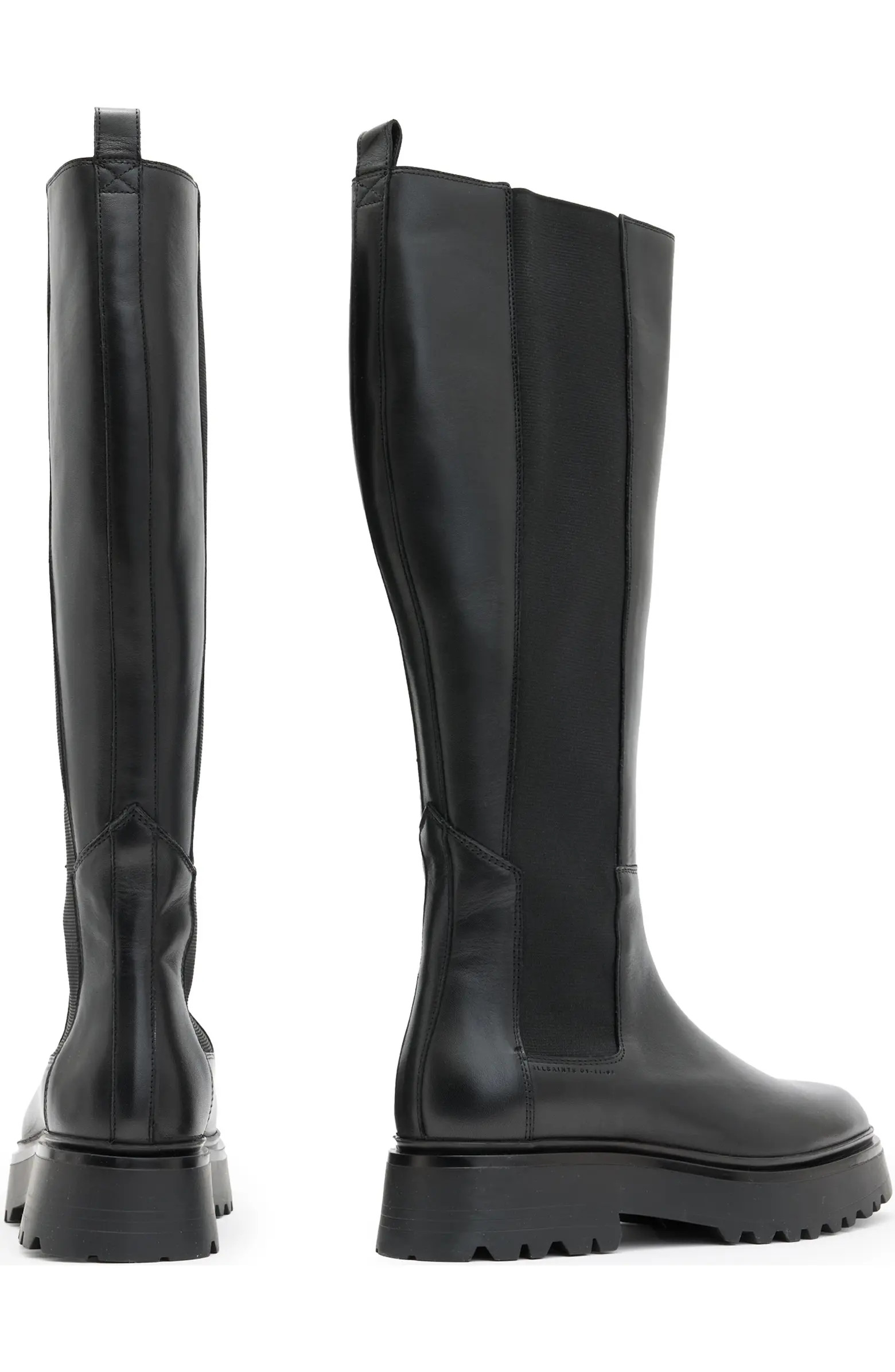AllSaints Mona Tall Chelsea Boot (Women) | Nordstrom | Nordstrom