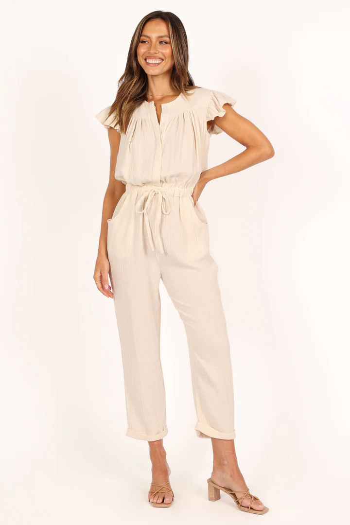 Chantria Jumpsuit - Cream | Petal & Pup (US)
