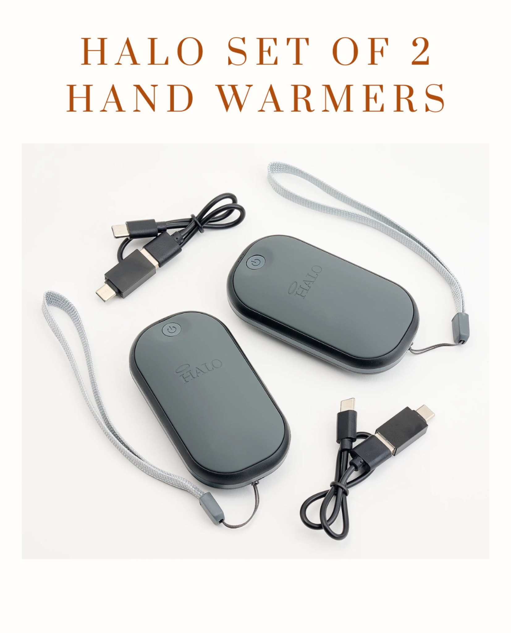 Stay cozy and connected this winter with the Halo Set of 2 Hand Warmers & Portable Chargers! ❄️🙌 These little lifesavers double as hand warmers to keep you toasty and portable chargers to power up your devices on the go.

Perfect for chilly days, outdoor adventures, or even as thoughtful gifts for loved ones! 🎁💖 With two in the set, you can keep one for yourself and share the warmth.

✨ Tap the link to grab yours now! #QVCFinds #WinterEssentials #StayCozy

#LTKSeasonal #LTKHome #LTKFindsUnder50