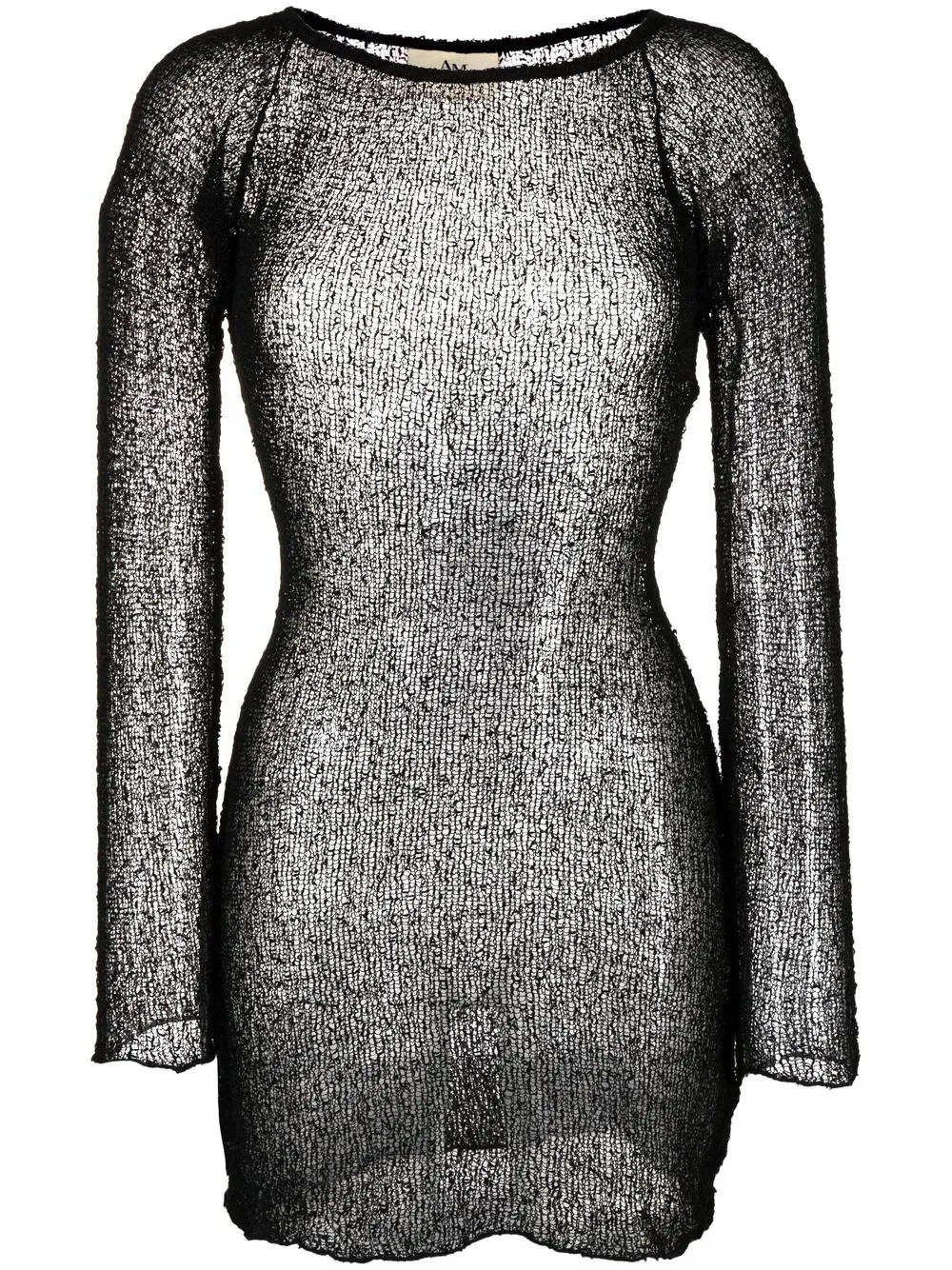 Ambra Maddalena Andy open-knit Mini Dress  - Farfetch | Farfetch Global