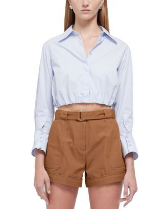 Blythe Cotton Cropped Shirt | Bloomingdale's (US)