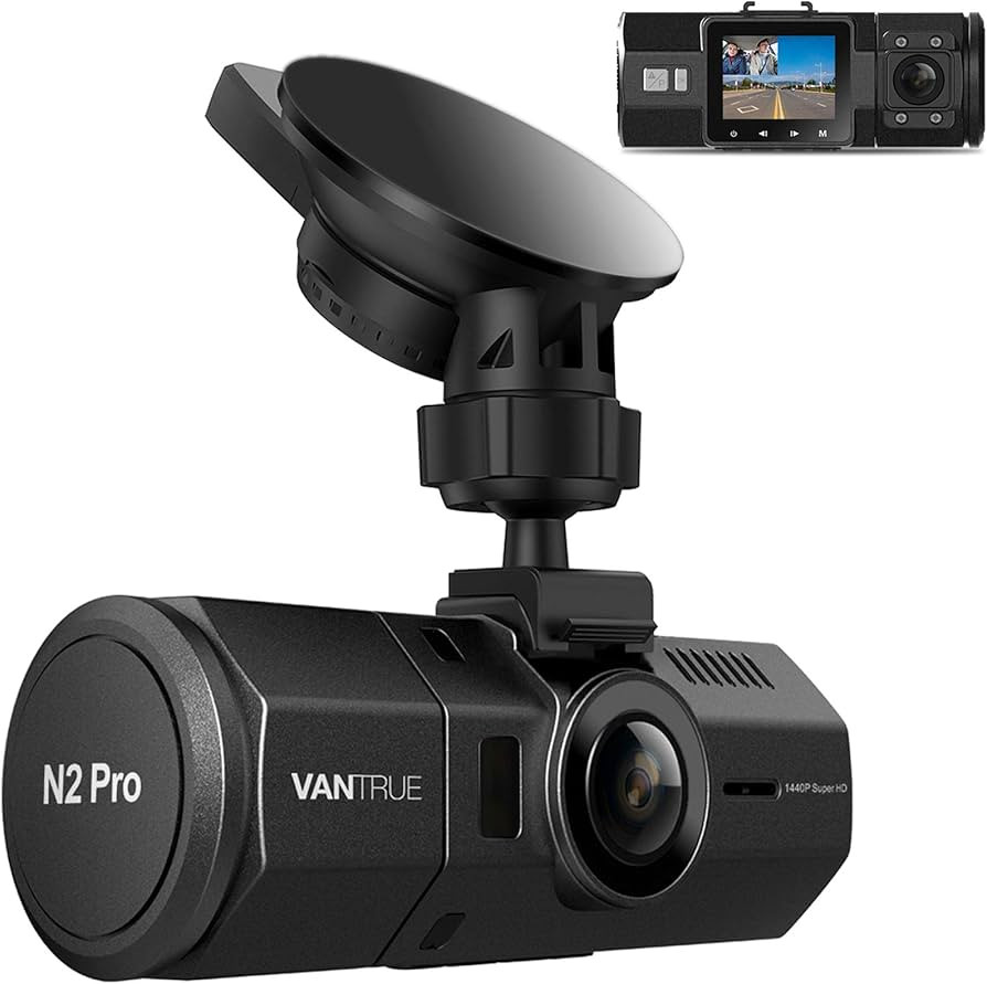 Vantrue N2 Pro Uber Dual Dash Cam Infrared Night Vision, Dual Channel 1080P Front and Inside Dash... | Amazon (US)