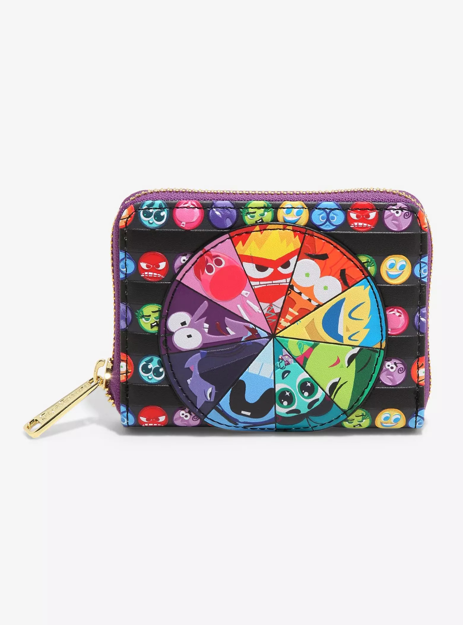 Loungefly Disney Pixar Inside Out 2 Emotions Core Memories Small Zip Wallet | BoxLunch