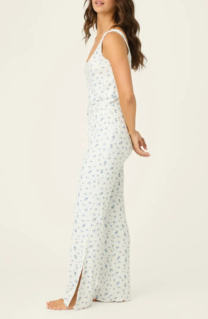 More Amour Floral Ditsy Pointelle Pajamas | Nordstrom