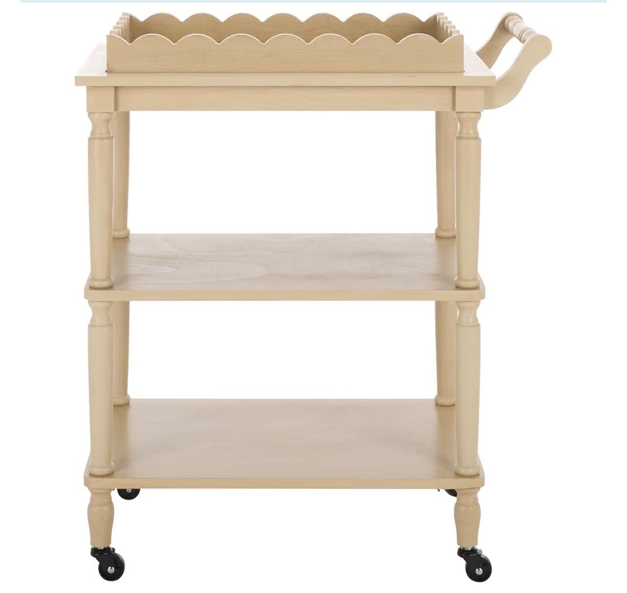 Natural Brown 3-Tier Dining Cart with Wheels & Removable Tray

#LTKFestival #LTKHome #LTKSeasonal