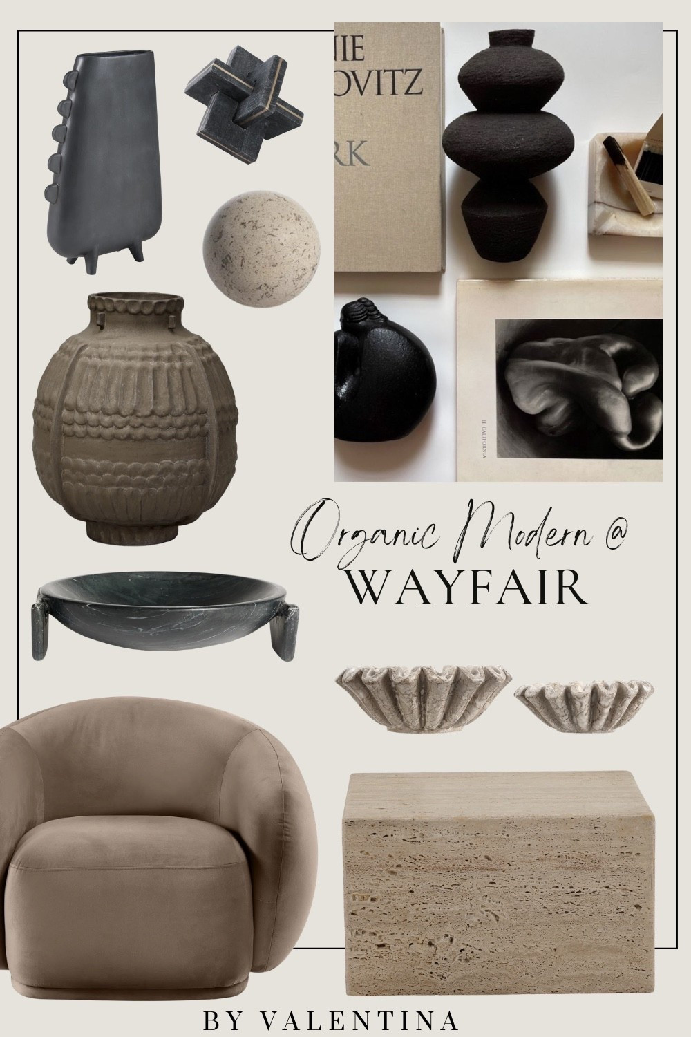 Organic modern, it takes our breath away.  Warm woods, sculptural black accents, and creamy white sofa--all the earthy-meets-modern magic we can't get enough of. And yes, it's all from Wayfair.

#LTKHome #LTKSeasonal #LTKdayinmylife