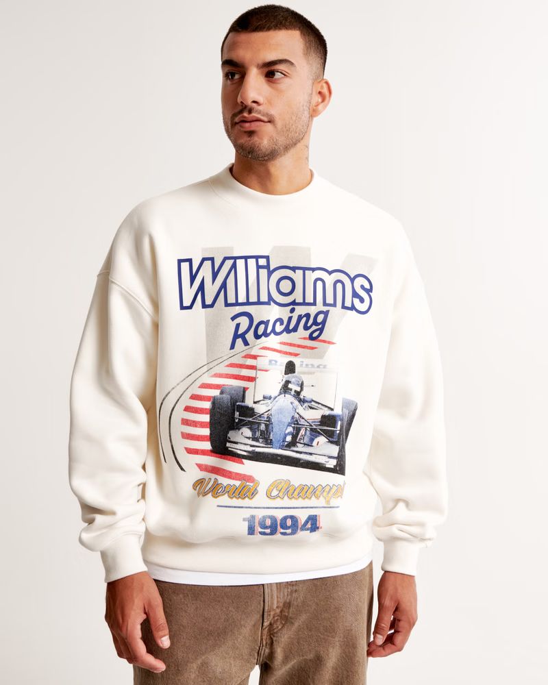 Formula 1 Graphic Crew Sweatshirt | Abercrombie & Fitch (US)