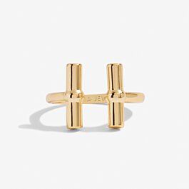 Aura Gold Bar Ring | Joma Jewellery