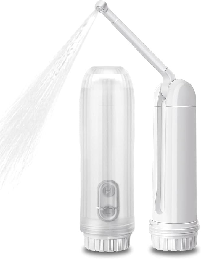 ISENXI Portable Bidet for Travel & Toilet Use - Handheld Bidet with Adjustable Nozzle, Electric B... | Amazon (US)