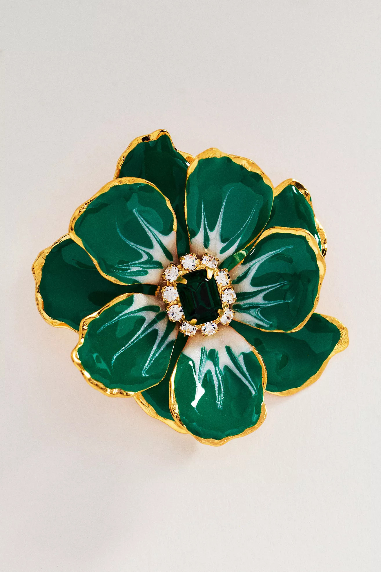 The Pink Reef Hand-Painted Birth Flower Stud Earrings | Anthropologie (US)