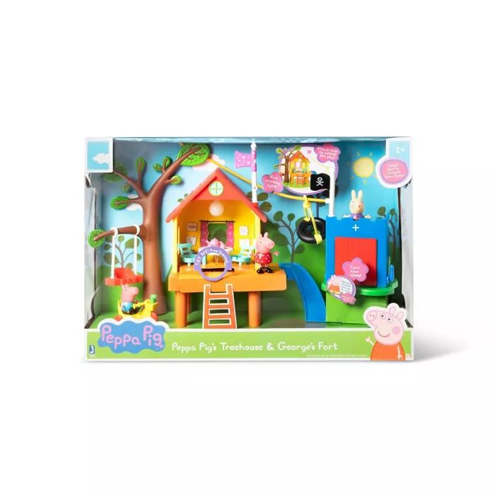 Peppa Pig's Treehouse and George's Fort Playset | Target